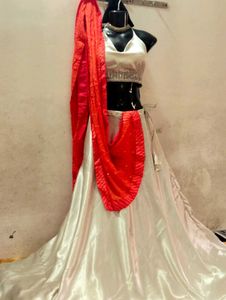 Elegant Halter Top Lehenga Skirt Festival Dhamaka