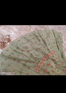 Floral Print Kurti with Lagging Pants