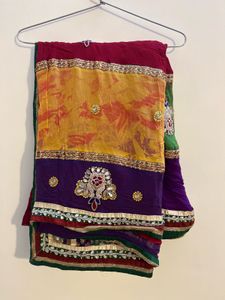 Georgette Multicolor Party Wear Saree