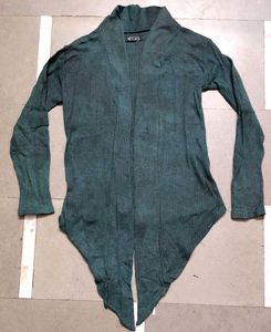 Elegant Green &amp; black shaded Cardigan