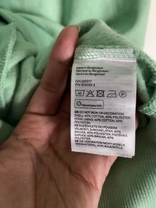 H&amp;M Green Athletic Graphic Hoodie