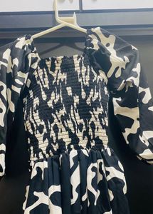 Camouflage Print Maxi Dress