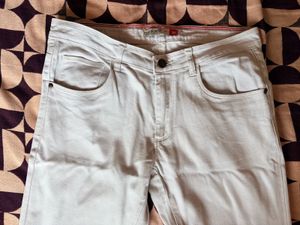 Cherokee Off-White Regular Waist Jeans