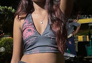 Crop Top Halter Neck