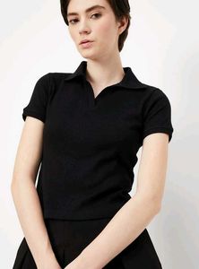 Black Polo Top