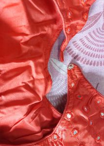 Red Party Wear Blouse