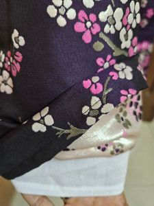Wine Colored Party Frock (8 Yrs)