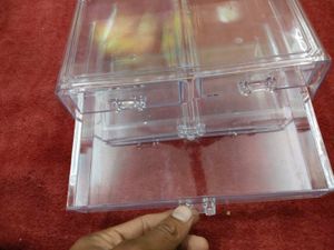 Acrylic Makeup Organizer - 4 Drawers (CR)