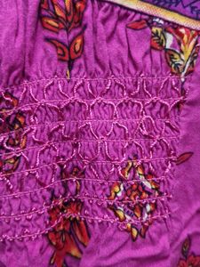 Westside Pink Printed Dress L