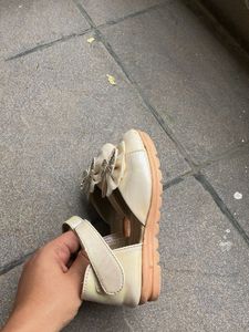 Tohfa Kids Ivory Ballet Flats