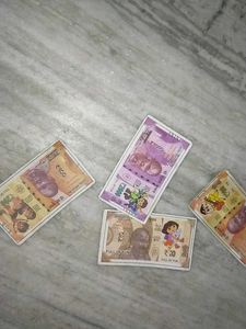 Cartoon Character Play Money back of it hero pictu