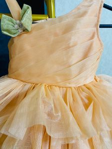 Peach New Frock