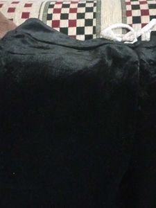 Velvet Pant Wih Woolen Long Middi