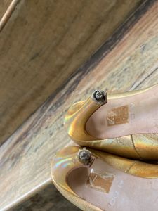 Golden Pencil Heels - ALDO Brand