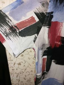 Zara Print Paint Stroke Shirt