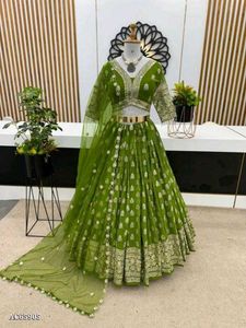 Green Lehenga Choli