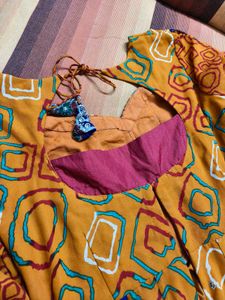 Bandhani Print Georgette Zardozi Embroidery Kurta