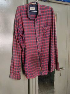 Checked Red Shirt