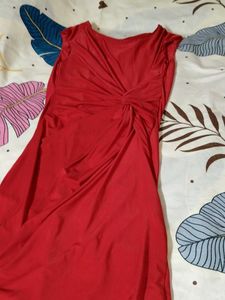 Red Sleeveless Dress