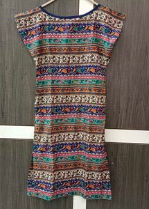 Colorful Printed Dress