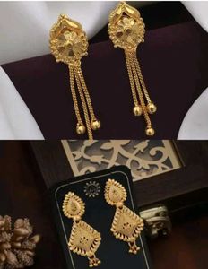 Gold Plated Earrings Set