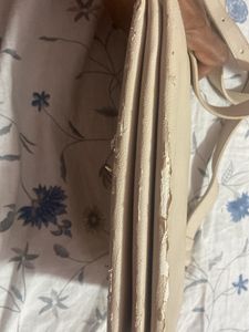 Beige Sling Purse Or Bag