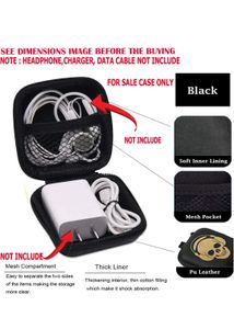 Mini Earphone Case Pure Leather