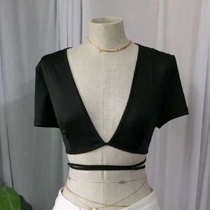 Urbanic Black Wrap Top