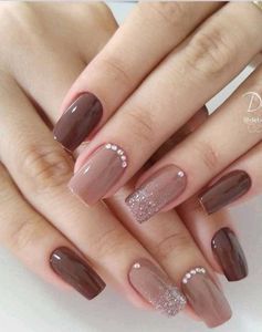 Stone Press On Nails 🤎