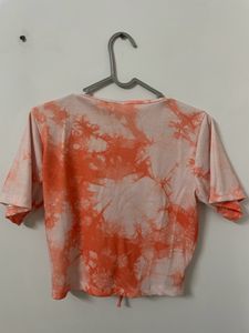 SSS front Ruched Tie Dye Top