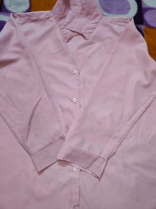 Pink Button-Down Shirt