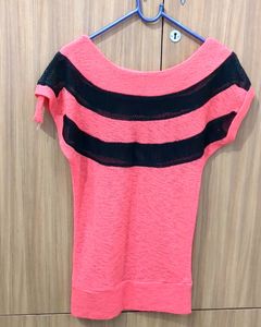 Neon Pink Color Top