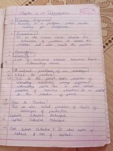 Micro Economics, Eco/Statistics Notes