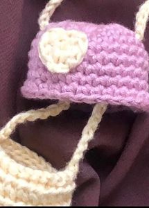 Mini Mushroom Pouch(crochet)