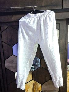 white chickenkari Palazzo