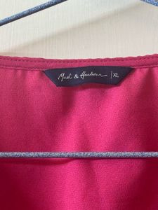Pink Flutter Sleeves Top