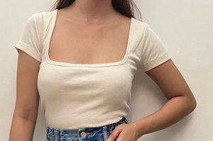 Zara White Crop Top