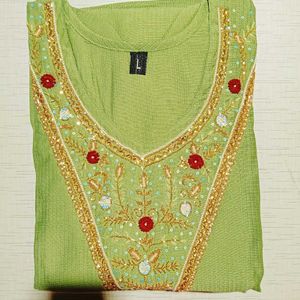Embroidered Kurta set for diwali
