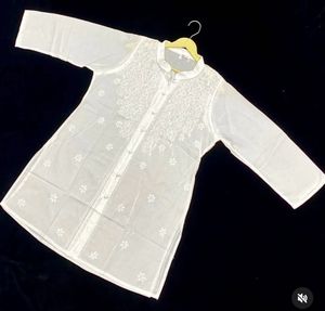 White Kurti