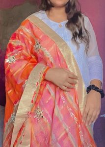 Elegant Mirror Work Dupatta