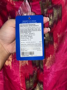 Rangriti Red &amp; Gold Ethnic Skirt