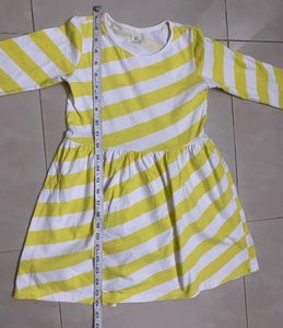 kids Striped Dress (5-6)