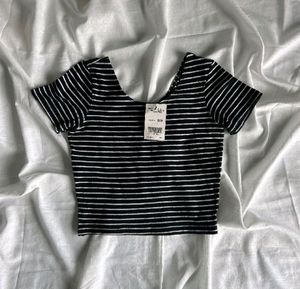 Striped Crop Top