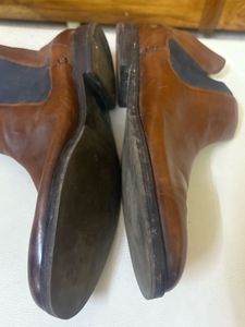 Brown pure Leather Boots