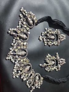 New Silver Necklace With Pearl