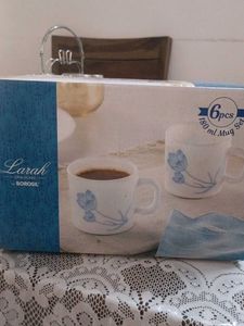 Set Of 6 Borosil Cups- New And Packef
