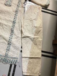 Chickenkari Cotton Kurta Set