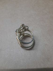 Wide Spiral Ring
