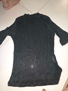 Sequin Stripe Mini Dress