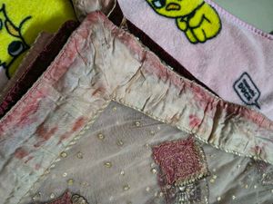 full work bridal saree with blouse piece